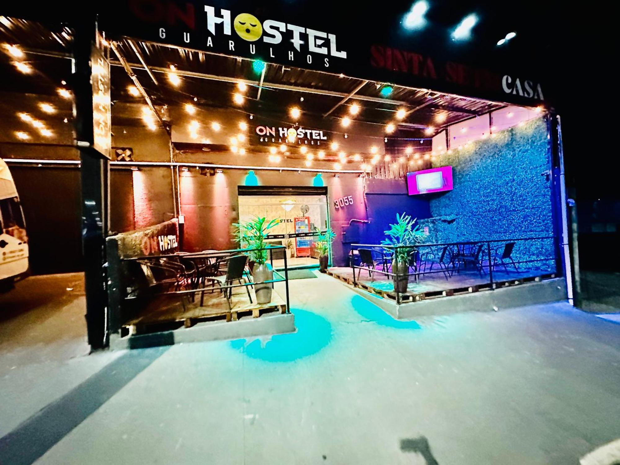 On Hostel II Gru Aeroporto Translado 24 Hs Guarulhos Kültér fotó