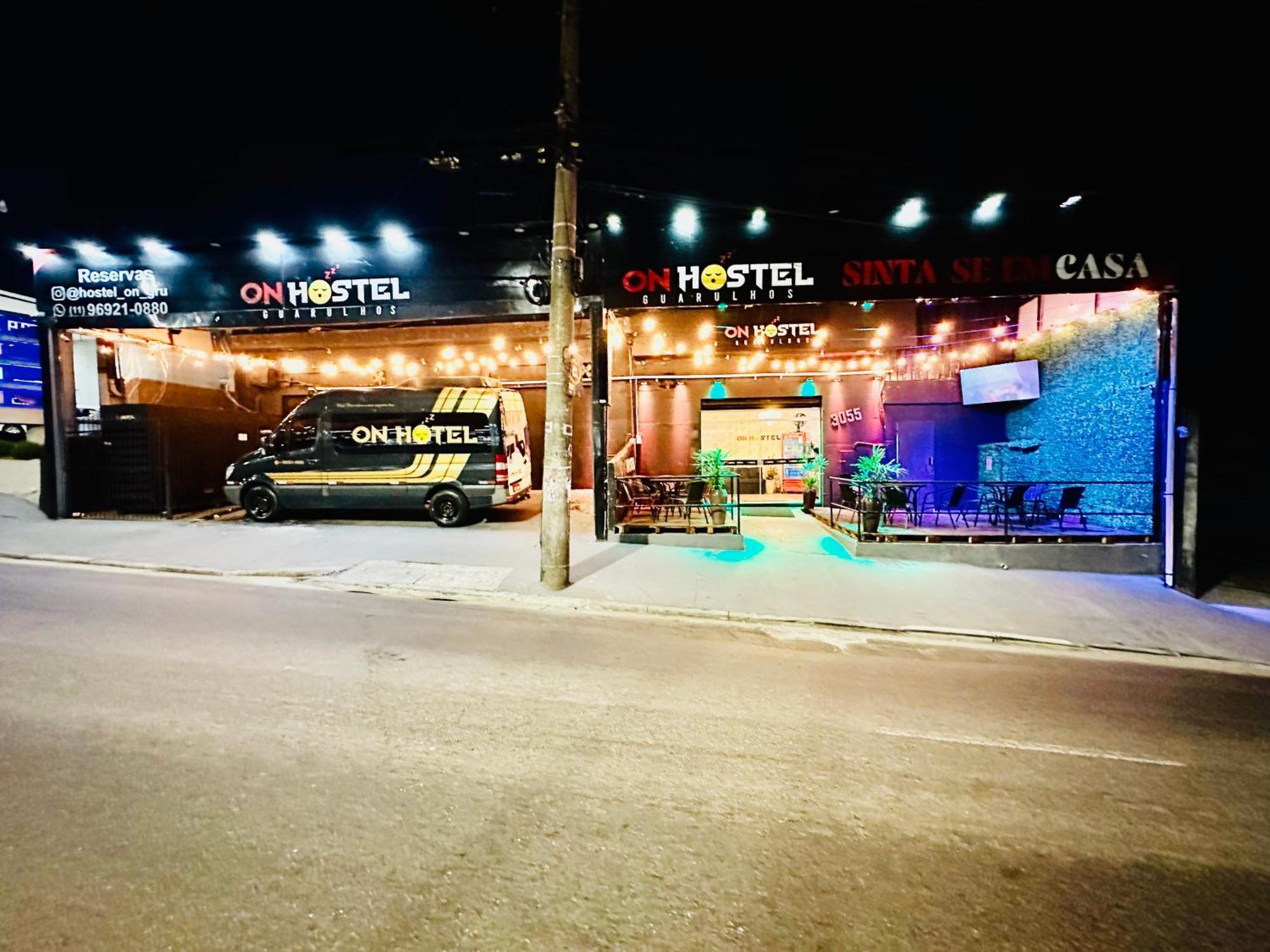 On Hostel II Gru Aeroporto Translado 24 Hs Guarulhos Kültér fotó